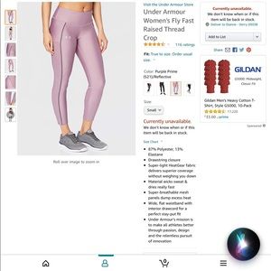 Under Armour Cold Gear crop leggings